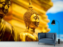 Load image into Gallery viewer, Photo Wallpaper The golden buddhas