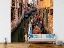 Load image into Gallery viewer, Photo Wallpaper The gondolas of Venice