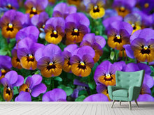 Load image into Gallery viewer, Photo Wallpaper The pansies