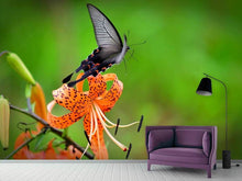 Load image into Gallery viewer, Photo Wallpaper The Tiger Lily and the butterfly