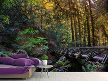Load image into Gallery viewer, Photo Wallpaper The forest bridge