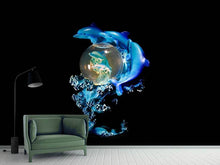 Load image into Gallery viewer, Photo Wallpaper The world of dolphins