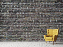 Load image into Gallery viewer, Photo Wallpaper Dark clinker stones