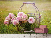 Load image into Gallery viewer, Photo Wallpaper A basket full of roses