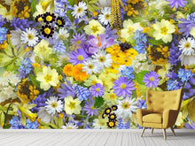 Load image into Gallery viewer, Photo Wallpaper Fresh spring flowers