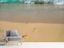 Load image into Gallery viewer, Photo Wallpaper Footprints into the sea