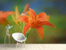 Load image into Gallery viewer, Photo Wallpaper Painting of a lily