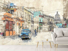 Load image into Gallery viewer, Photo Wallpaper Painting vintage Cuba