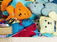 Load image into Gallery viewer, Photo Wallpaper Knitted Teddies