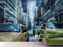 Load image into Gallery viewer, Photo Wallpaper Thunderstorm in New York