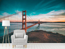 Load image into Gallery viewer, Photo Wallpaper Golden Gate in the light