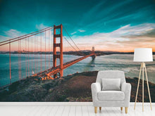 Load image into Gallery viewer, Photo Wallpaper Golden Gate in the light