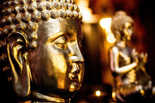 Load image into Gallery viewer, Photo Wallpaper Golden Buddhas