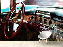 Load image into Gallery viewer, Photo Wallpaper Interior of a vintage car