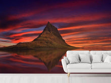 Load image into Gallery viewer, Photo Wallpaper Kirkjufell at sunset