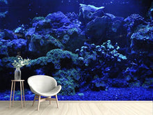 Load image into Gallery viewer, Photo Wallpaper Coral reef in blue