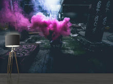 Load image into Gallery viewer, Photo Wallpaper Art with smoke