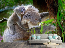 Load image into Gallery viewer, Photo Wallpaper Mom and baby koala