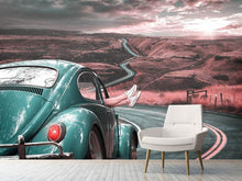 Load image into Gallery viewer, Photo Wallpaper On the road with the classic car