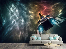 Load image into Gallery viewer, Photo Wallpaper On the way with the spaceship