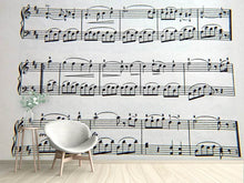 Load image into Gallery viewer, Photo Wallpaper Music notes