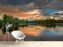 Load image into Gallery viewer, Photo Wallpaper Mystic lake
