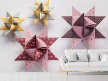 Load image into Gallery viewer, Photo Wallpaper Origami colorful stars