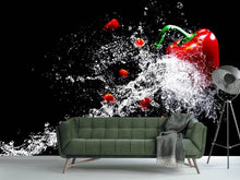 Load image into Gallery viewer, Photo Wallpaper Paprika Splash XL