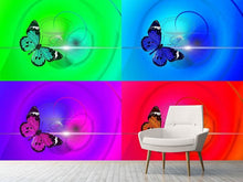 Load image into Gallery viewer, Photo Wallpaper Pop Art Colorful Butterfly