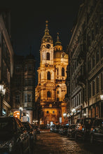 Load image into Gallery viewer, Photo Wallpaper Prague at night 2