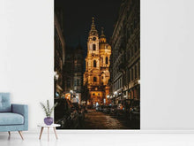 Load image into Gallery viewer, Photo Wallpaper Prague at night 2