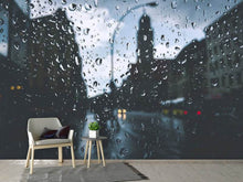 Load image into Gallery viewer, Photo Wallpaper Raindrops on the windowpane