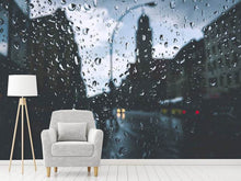 Load image into Gallery viewer, Photo Wallpaper Raindrops on the windowpane