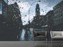 Load image into Gallery viewer, Photo Wallpaper Raindrops on the windowpane