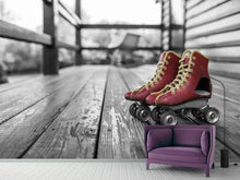Load image into Gallery viewer, Photo Wallpaper Retro roller skates
