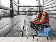 Load image into Gallery viewer, Photo Wallpaper Retro roller skates