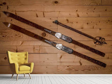 Load image into Gallery viewer, Photo Wallpaper Retro ski