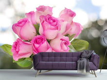 Load image into Gallery viewer, Photo Wallpaper Bouquet of roses in pink