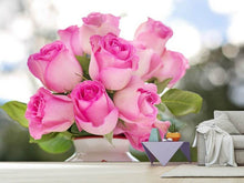 Load image into Gallery viewer, Photo Wallpaper Bouquet of roses in pink