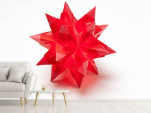Load image into Gallery viewer, Photo Wallpaper Red christmas star