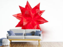 Load image into Gallery viewer, Photo Wallpaper Red christmas star