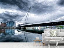 Load image into Gallery viewer, Photo Wallpaper Samuel Beckett Bridge with clouds