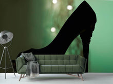Load image into Gallery viewer, Photo Wallpaper Black high heel