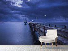 Load image into Gallery viewer, Photo Wallpaper Pier at night