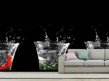 Load image into Gallery viewer, Photo Wallpaper Splashing water glasses