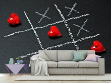 Load image into Gallery viewer, Photo Wallpaper Tic tac toe love