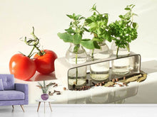 Load image into Gallery viewer, Photo Wallpaper Tomatoes and herbs