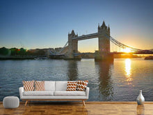 Load image into Gallery viewer, Photo Wallpaper Tower Bridge in the sunset