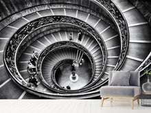 Load image into Gallery viewer, Photo Wallpaper Stairs in the Vatican