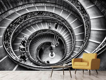Load image into Gallery viewer, Photo Wallpaper Stairs in the Vatican